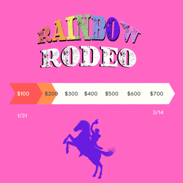 Rainbow Rodeo Playlist and Fundraising Update!